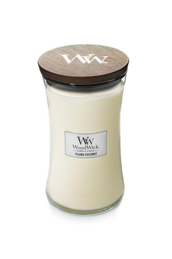 Woodwick Island Coconut Large Candle 1