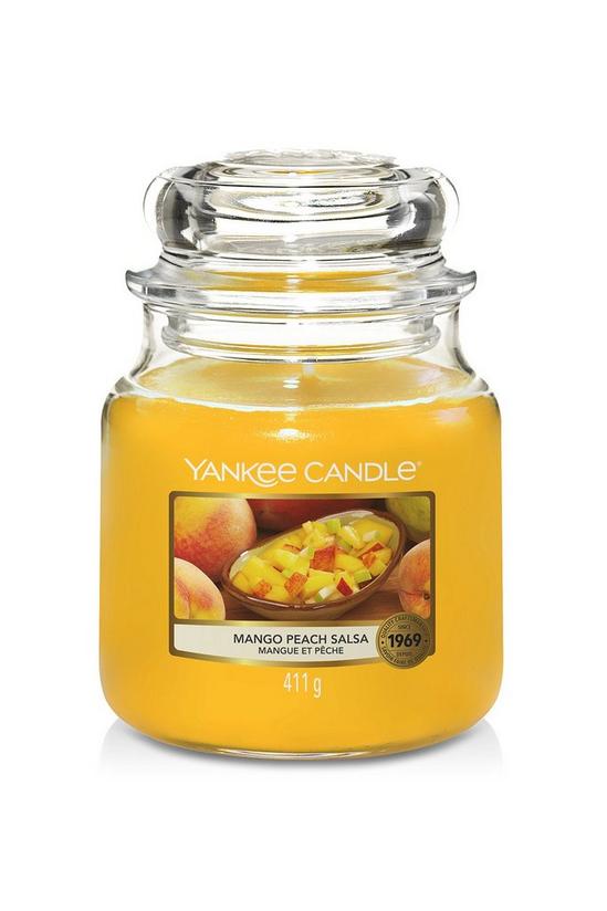 Yankee Candle Mango Peach Salsa Medium Candle Jar 1
