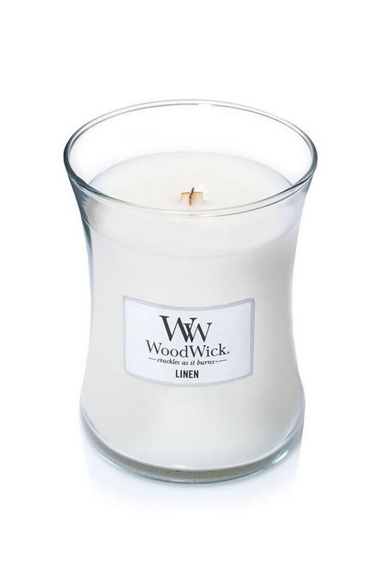 Woodwick Linen Spa Medium Candle 2