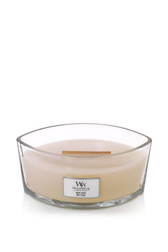 Woodwick White Honey Ellipse Candle 1