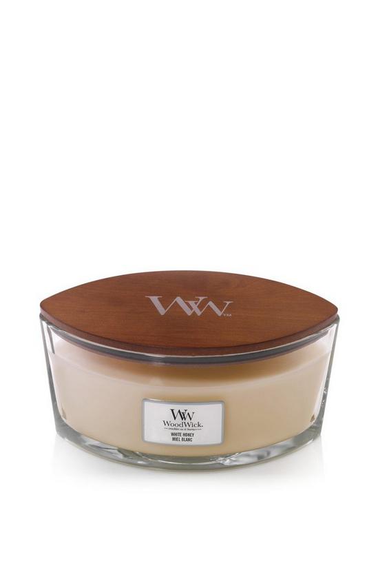 Woodwick White Honey Ellipse Candle 2