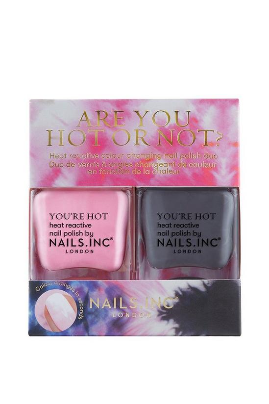 Nails Inc Are You Hot Or Not? Thermochromic Nail Polish Duo Gift Set 1