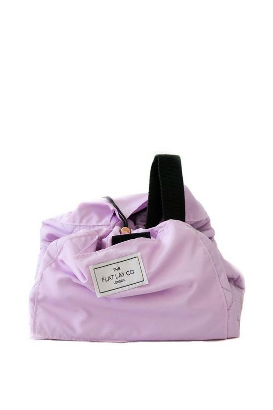 The Flat Lay Co Lilac Open Flat Makeup Bag 3