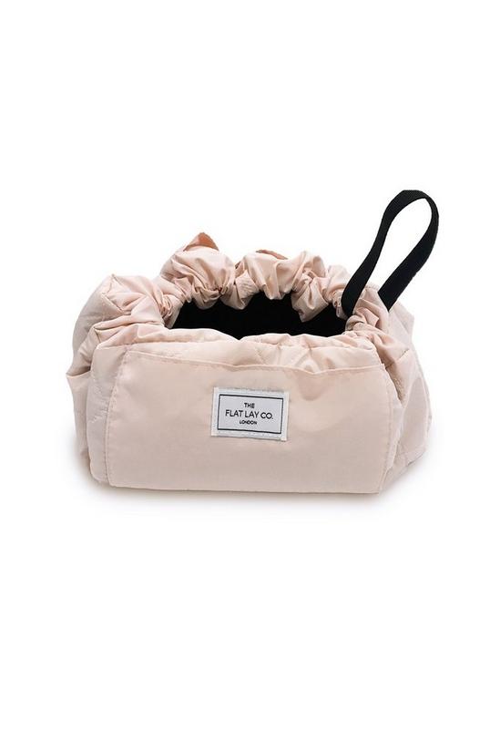 The Flat Lay Co Blush Pink Open Flat Makeup Bag 2