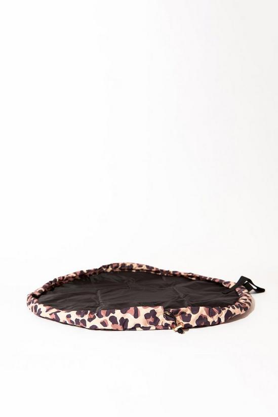 The Flat Lay Co Leopard Open Flat Makeup Bag 5