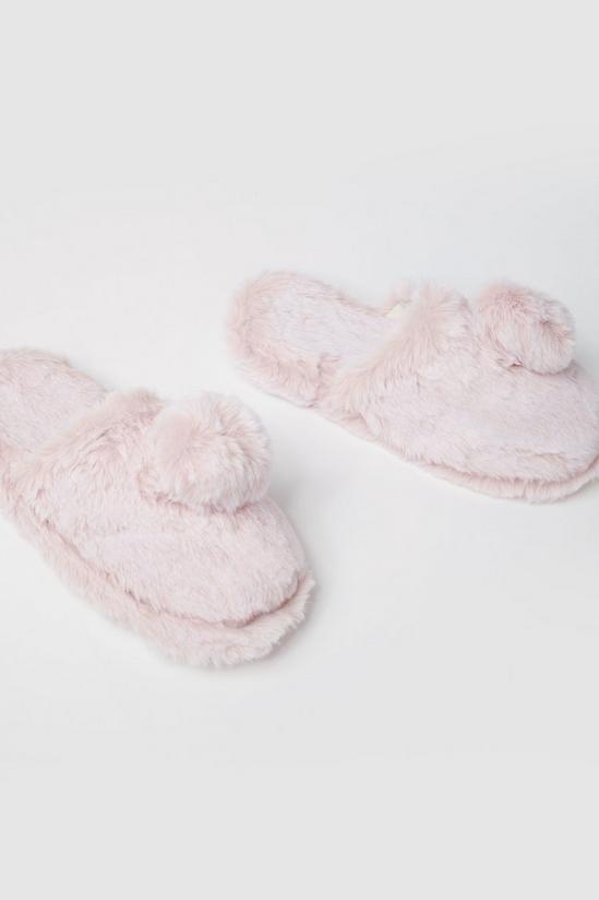 Luna Pink Slippers Gift Set 4