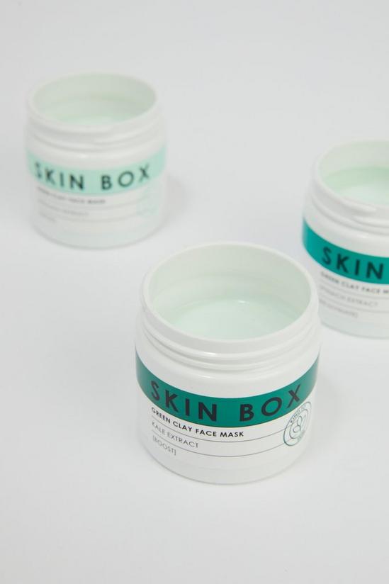Skinbox Green Clay Detox, Rejuvinate & Boost Face Mask Stack 3