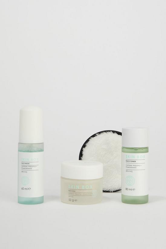 Skinbox Revive Face Wash, Scrub & Toner Gift Set 1