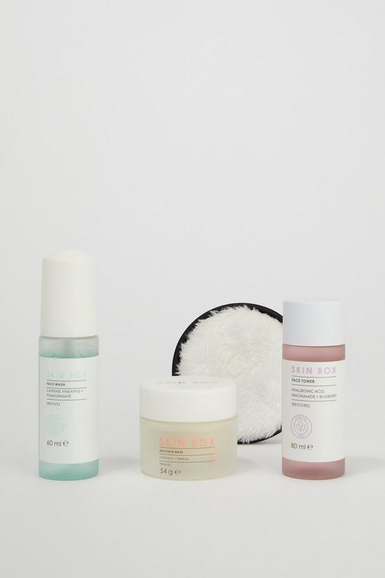 Skinbox Renew, Restore & Revive Face Wash, Toner & Mask Gift Set 1