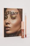 Academy of Colour Glitter Lip & Eye Makeup Set thumbnail 1