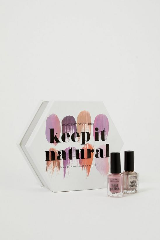 Academy of Colour Keep It Natural 8 Piece Nude Nail Polish Gift Set 1