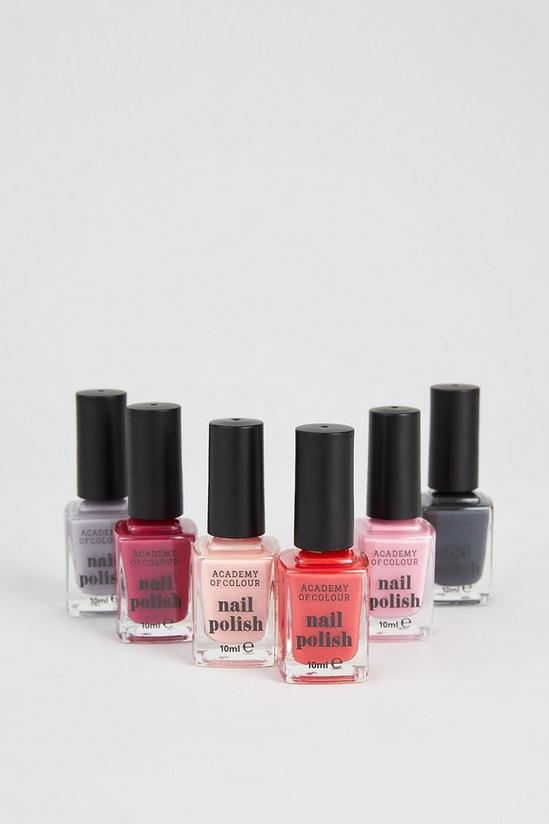 Academy of Colour Classic 6 Piece Nail Polish Gift Set 1