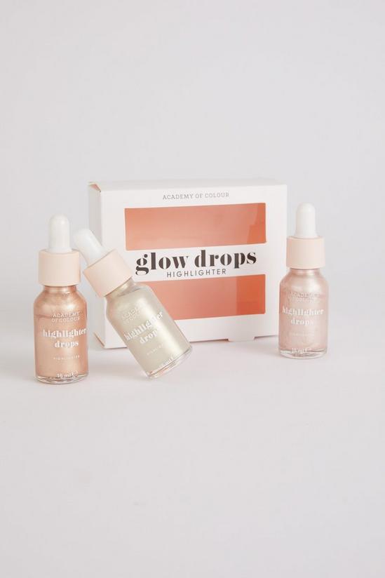 Academy of Colour Highlighter Glow Drops 3 Piece Gift Set 2
