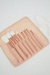 Academy of Colour Pro Makeup Brush Set With Carry Wrap thumbnail 2
