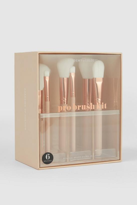 Academy of Colour Pro Makeup Brush Set With Storage 1
