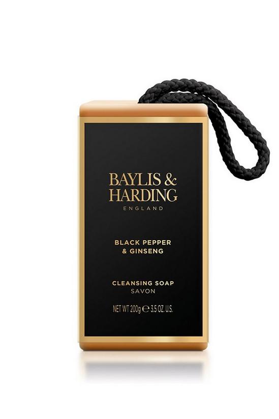 Baylis & Harding Men's Black Pepper & Ginseng Soap On A Rope 1