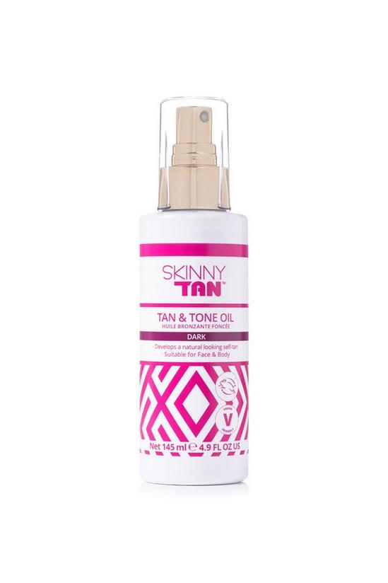 Skinny Tan Tan & Tone Oil Dark 145ml 1