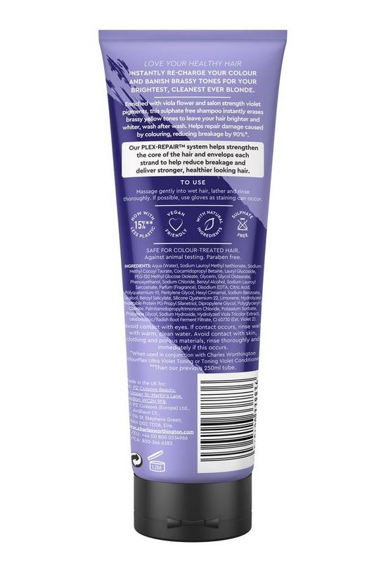 Charles Worthington Colourplex Toning Ultra Violet Shampoo 2