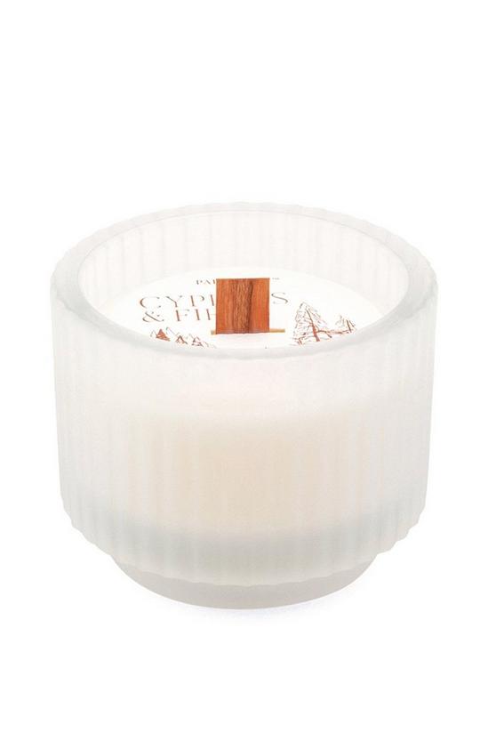 Paddywax Cypress & Fir Christmas Small White Frosted 1