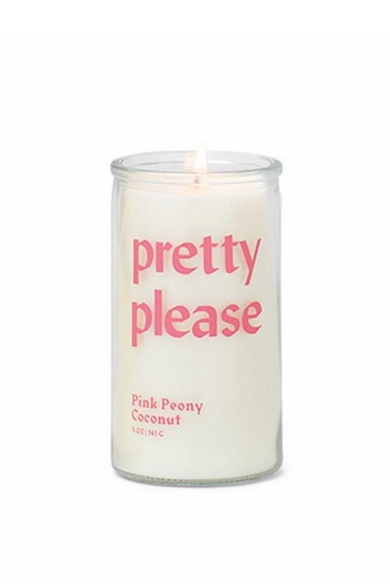 Paddywax Pretty Please - Pink Peony Coconut Candle 1