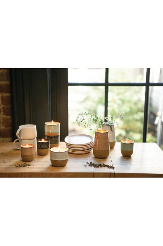 Paddywax Glaze Ceramic Candle - White: Jasmine+ Bamboo 2