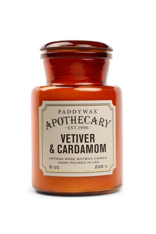 Paddywax Apothecary Glass Candle - Vetiver + Cardamom 1