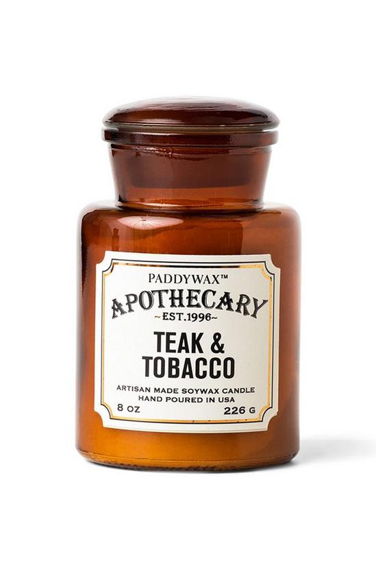 Paddywax Apothecary Glass Candle - Teak & Tobacco 1