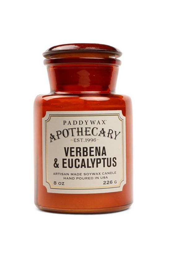 Paddywax Apothecary Glass Candle Verbena + Eucalyptus 1