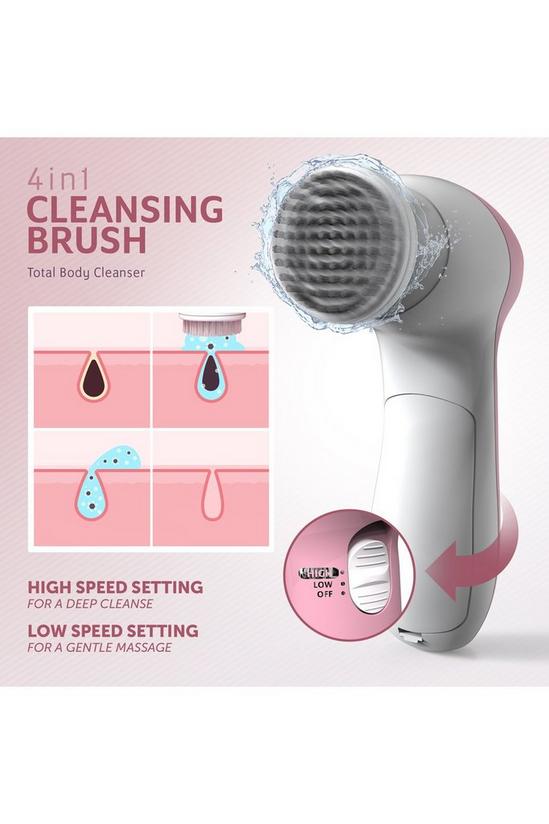 Wahl 4in1 Cleansing Brush - Cleanser, Exfoliating, Massage and Nail Buffer 4
