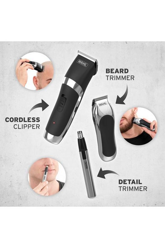 Wahl Cordless Hair Clipper Grooming Kit Gift Set 4