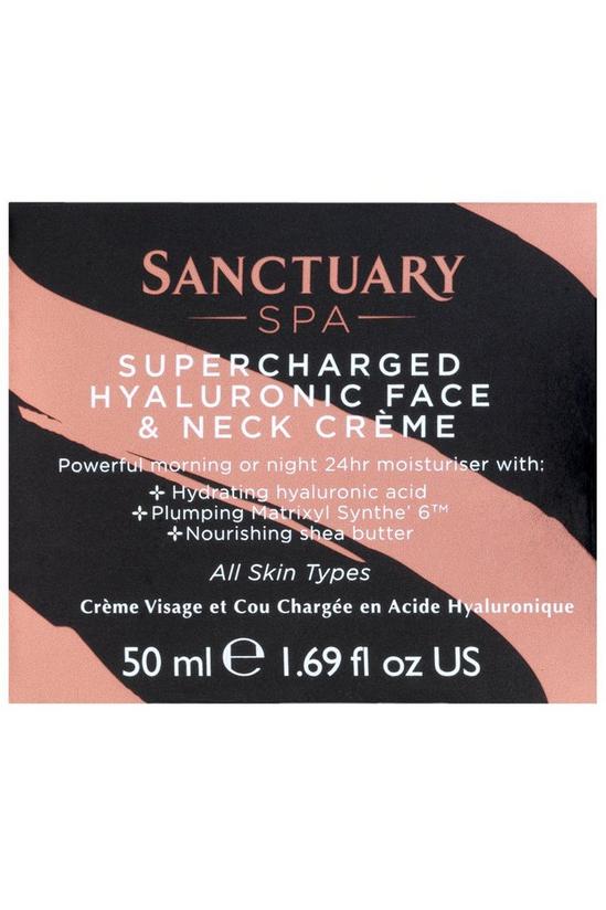 Sanctuary Spa Supercharged Hyaluronic Face And Neck Crème 3
