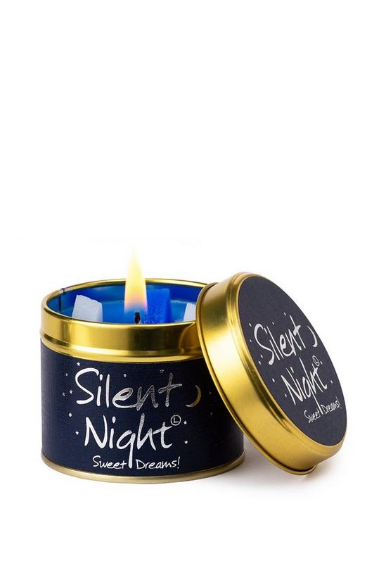 Lily Flame Silent Night Tin Candle 1