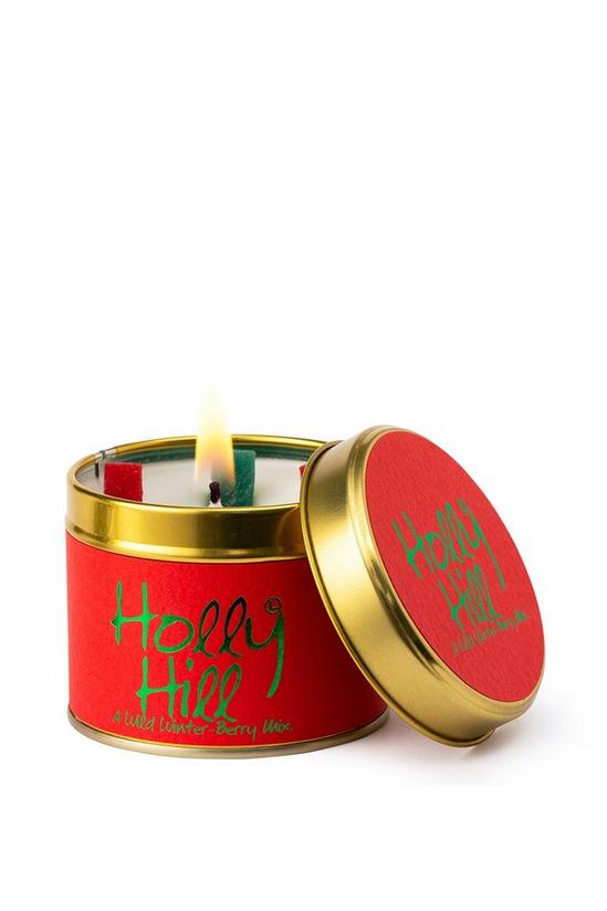 Lily Flame Holly Hill Tin Candle 1
