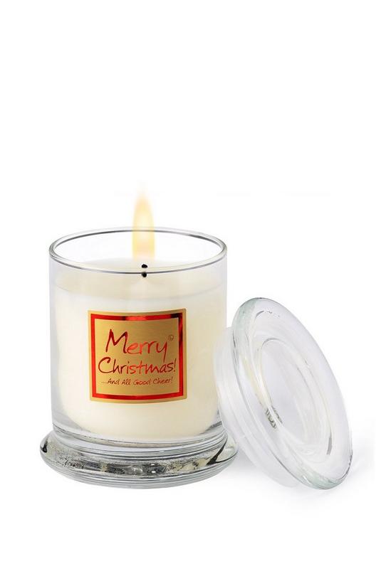 Lily Flame Merry Christmas Jar Candle 1