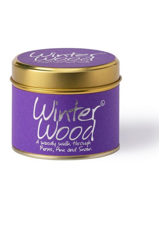 Lily Flame Winter Wood Tin Candle 3