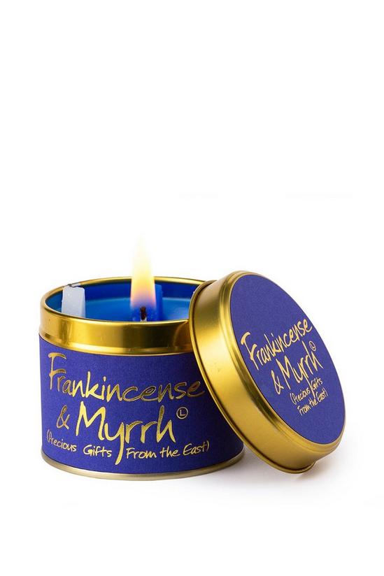 Lily Flame Frankincense & Myrrh Tin Candle 1