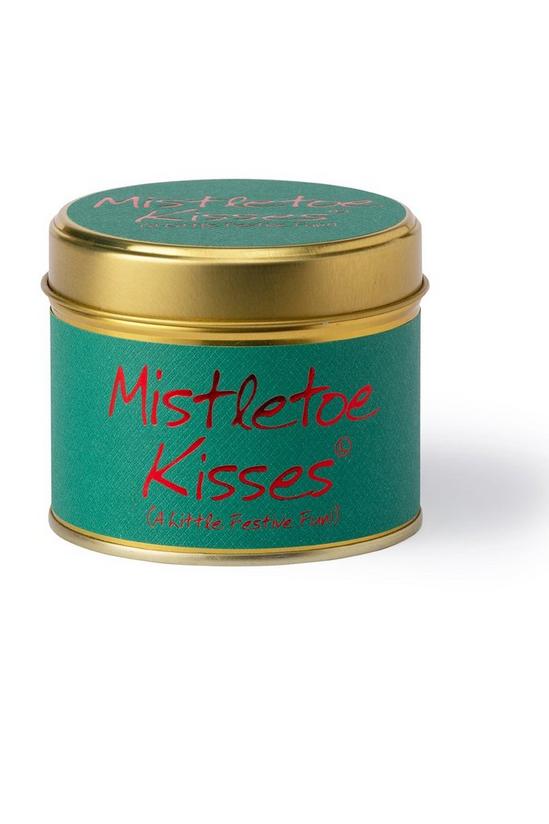 Lily Flame Mistletoe Kisses Tin Candle 3