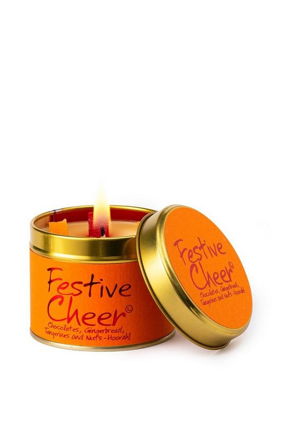 Lily Flame Festive Cheer Tin Candle 1