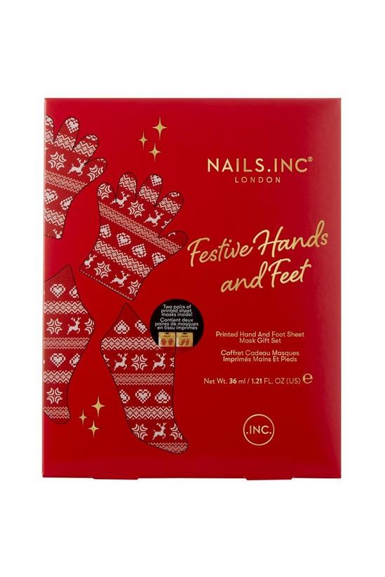 Nails Inc Festive Hands And Feet Mask Duo 1