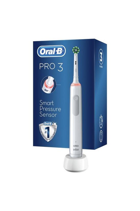 Oral B Pro 3 3000 Crossaction Toothbrush White 2