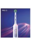 Oral B Pro 3 3000 Crossaction Toothbrush White thumbnail 4