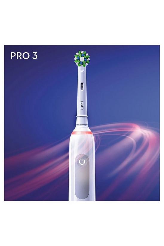 Oral B Pro 3 3000 Crossaction Toothbrush White 4