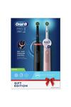 Oral B Pro 3 3900 Toothbrush Duo Pack thumbnail 1