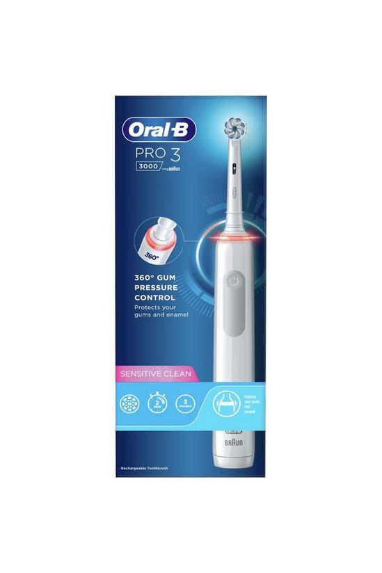 Oral B Pro 3 3000 Sensitive Toothbrush White 1