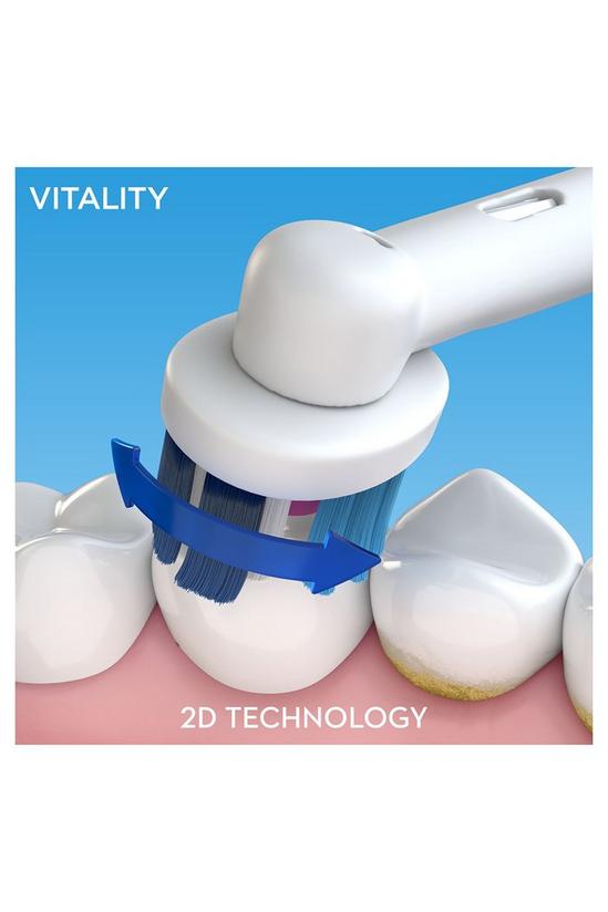 Oral B Vitality Plus 3D White Toothbrush Pink 4