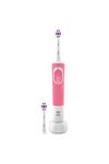 Oral B Vitality Plus 3D White Toothbrush Pink thumbnail 5