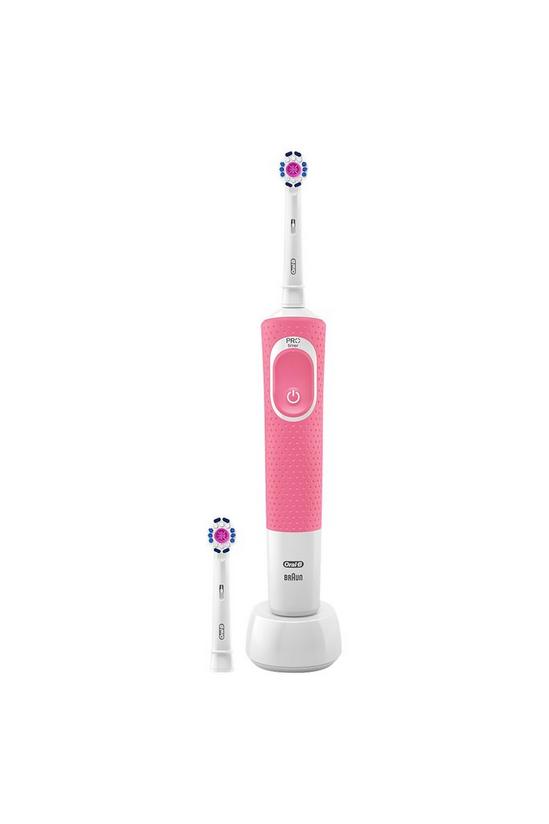 Oral B Vitality Plus 3D White Toothbrush Pink 5