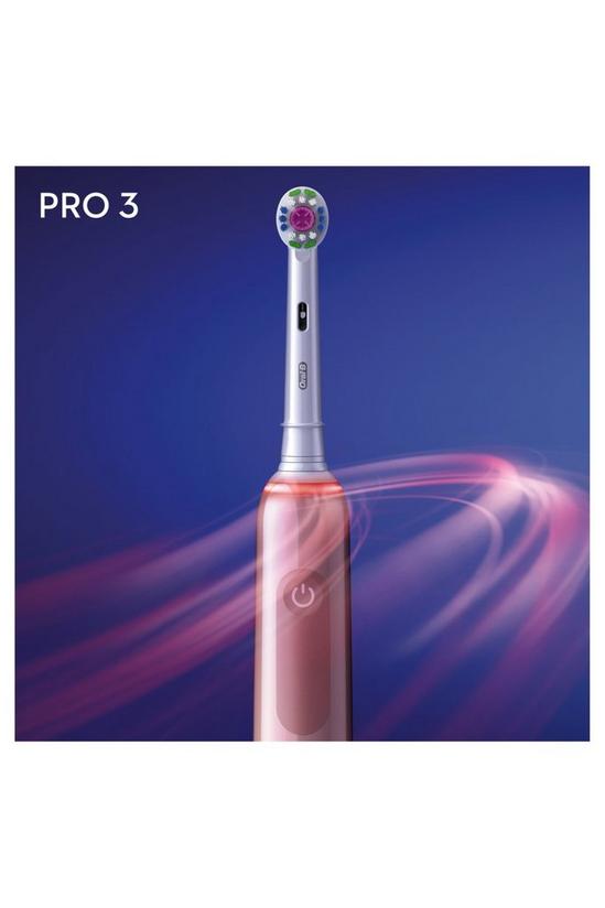 Oral B 3500 Toothbrush And Travel Case Pink 4