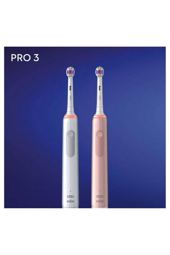 Oral B 3500 Toothbrush And Travel Case Pink 6