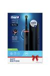 Oral B Pro 3 3500 Toothbrush And Travel Case Black thumbnail 1